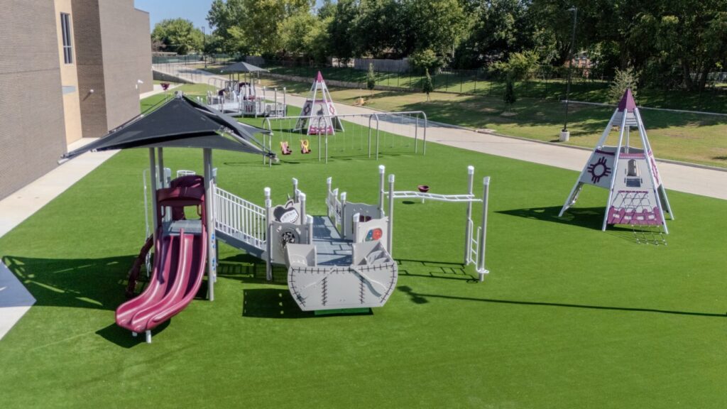 Hunter Knepshield Playground Installation