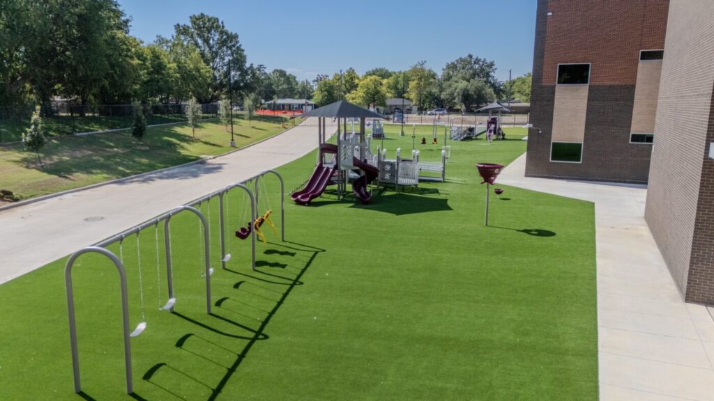 Hunter Knepshield Playground Installation