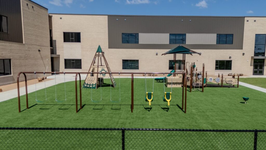 Hunter Knepshield Playground Installation