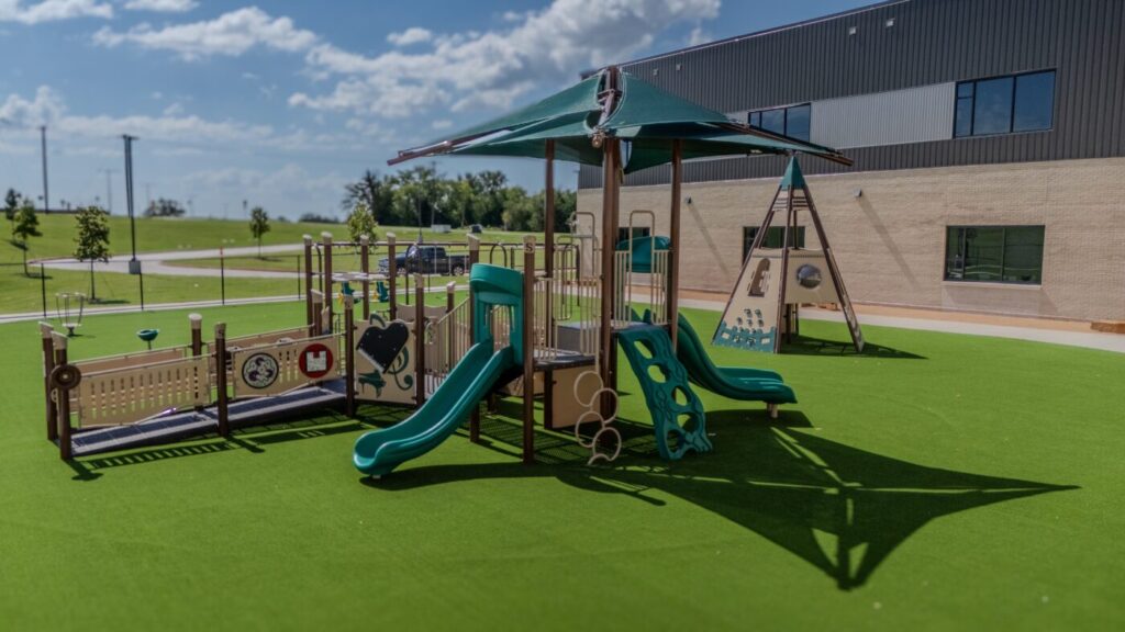 Hunter Knepshield Playground Installation