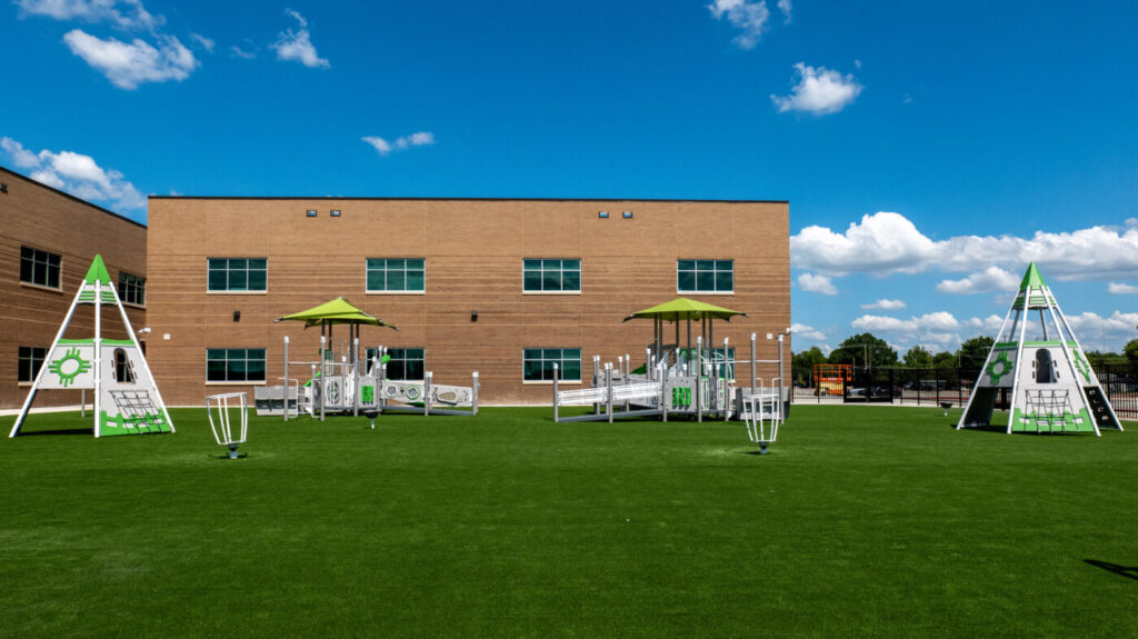 Hunter Knepshield Playground Installation