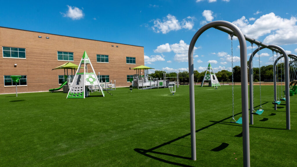 Hunter Knepshield Playground Installation